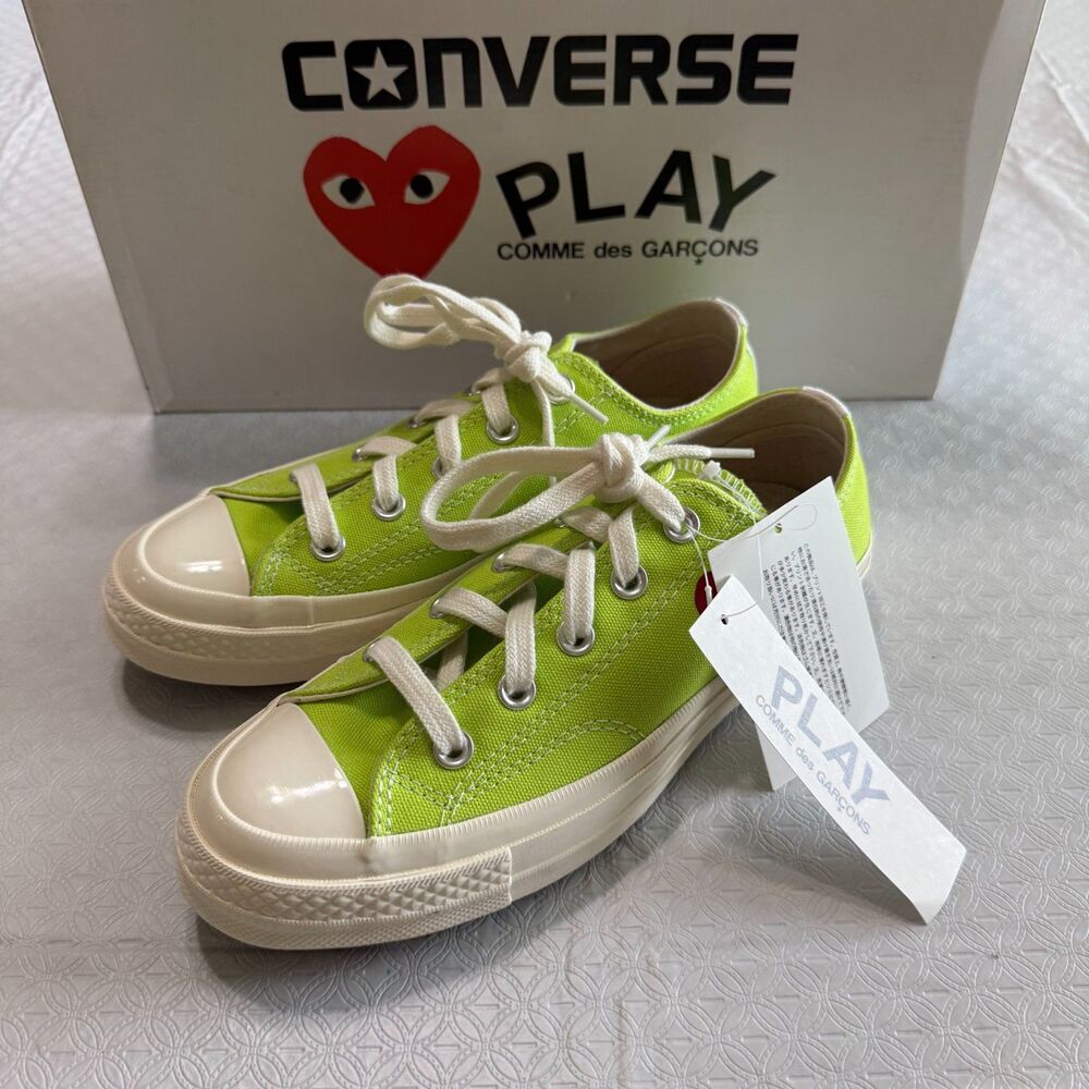 Comme des Garcons PLAY x Converse Chuck 70 Low Bright 6 NIB